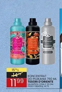 Koncentrat do płukania Tesori d'Oriente 760ml promocja w Wafelek