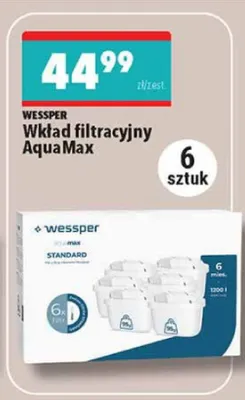 Wkład filtracyjny WESSPER AquaMax 6-pak promocja w Biedronka