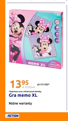 Gra memo XL Disney promocja w Action