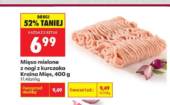 Polędwiczki z kurczaka Kraina mięs promocja w Biedronka
