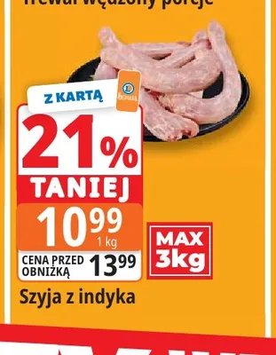 Szyja z indyka promocja w Leclerc