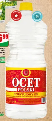 Ocet spirytusowy Polski 10% Grupa AWW promocja w Dino