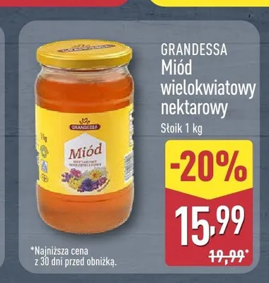 Mód wielokwiatowy nektarowy Grandessa promocja w Aldi