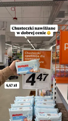Chusteczki nawilżane Pure promocja w Action