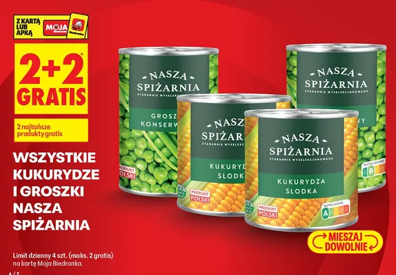 Kukurydza słodka promocja w Biedronka