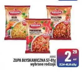 Zupa błyskawiczna Amino Pomidorowa promocja w Tomi Markt