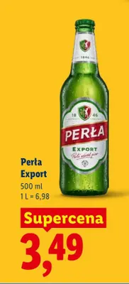 Piwo Perła Export promocja w Lidl