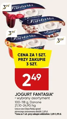 Jogurt Fantasia promocja w Chata Polska