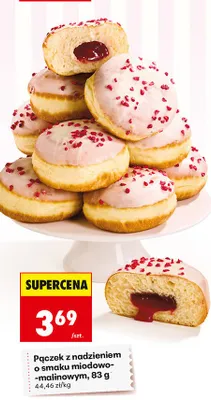Pączek z nadzieniem o smaku miodowo-malinowym 83 g promocja w Biedronka