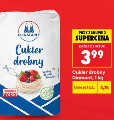 Cukier drobny Diamant promocja w Biedronka