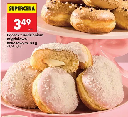 Pączek z nadzieniem migdałowo-kokosowym promocja w Biedronka