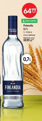 Wódka Finlandia promocja w Żabka