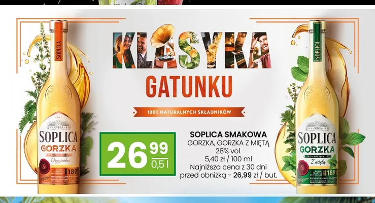 Likier Soplica Gorzka z Miętą promocja w Twój Market
