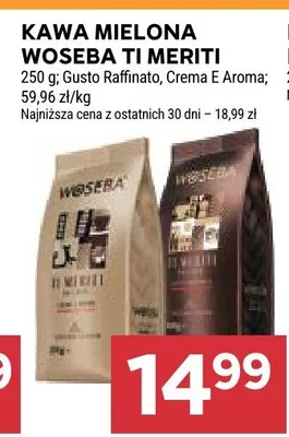 Kawa mielona WOSEBA Ti Meriti Crema E Aroma promocja w Stokrotka