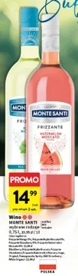 Wino Monte Santi Spritz promocja w Intermarche