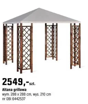 Altana grillowa promocja w OBI