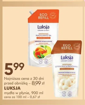 Mydła w płynie LUKSJA promocja w Super-Pharm