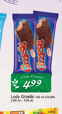 Lody Grześki 100ml promocja w CEZAR Delikatesy