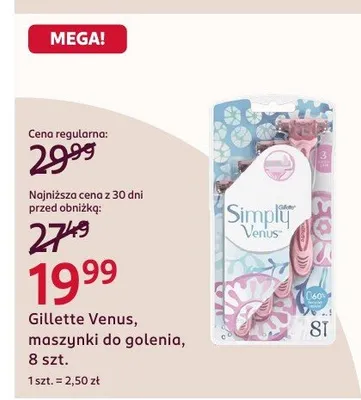 Maszynki do golenia promocja w Rossmann