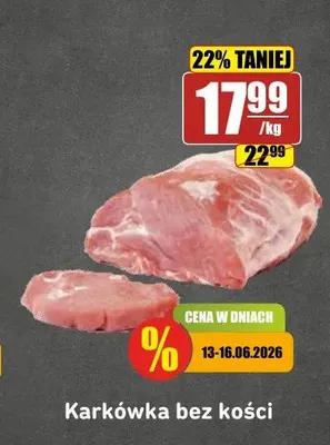 Karkówka bez kości promocja w API Market