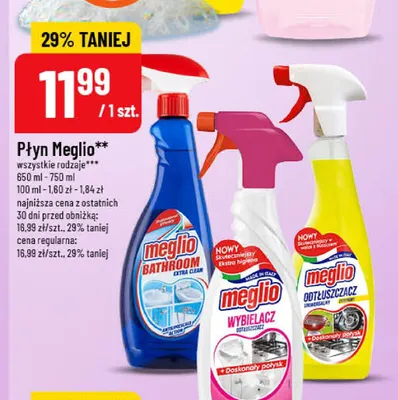 Płyn Meglio promocja w POLOmarket