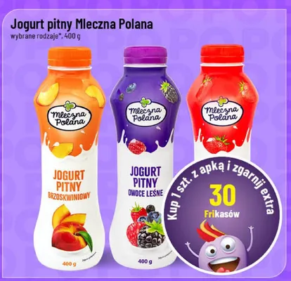 Jogurt pitny owoce leśne 400g promocja w POLOmarket