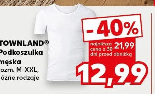 Koszulka męska m-xl Townland promocja w Kaufland
