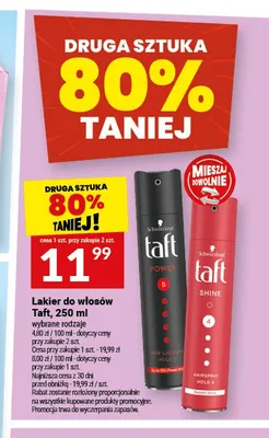 Lakier do włosów Taft promocja w Twój Market