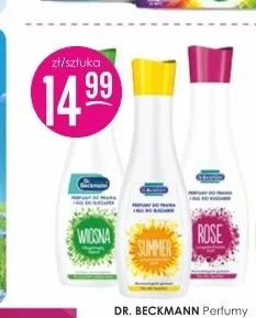 Perfumy do prania i kul do suszarek Dr. Beckmann róża promocja w Drogerie Jasmin