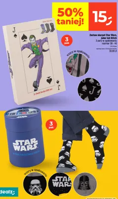 Zestaw skarpet Star Wars 3-pak promocja w Dealz
