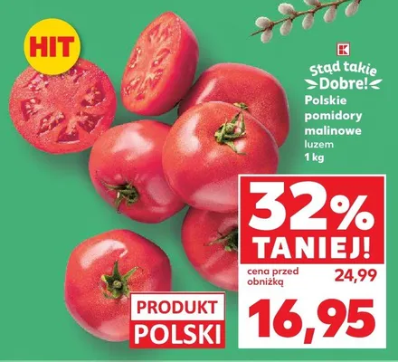 Pomidory malinowe luzem Polskie promocja w Kaufland