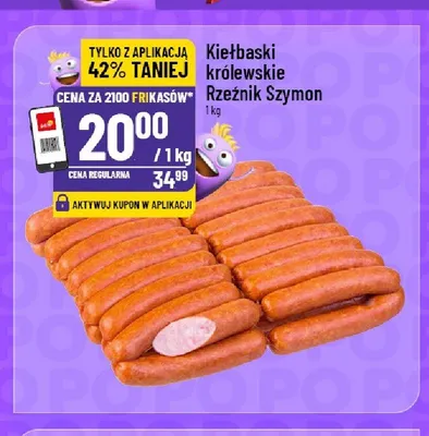 Kiełbaski królewskie Rzeźnik Szymon promocja w POLOmarket