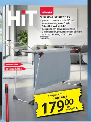 Suszarka Infinity Flex Vileda promocja w Selgros