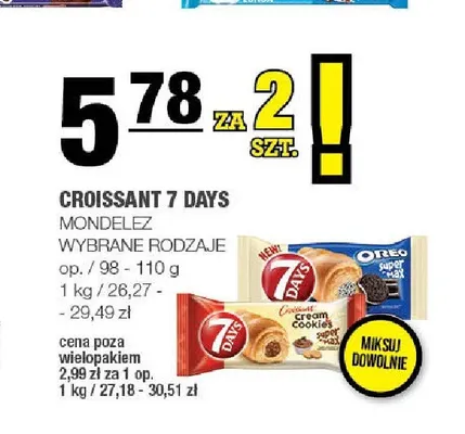 Croissant 7 Days promocja w SPAR