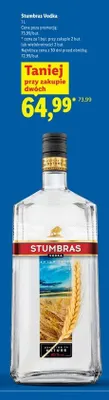 Wódka Stumbras promocja w Lidl