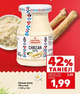 Chrzan tarty promocja w Kaufland