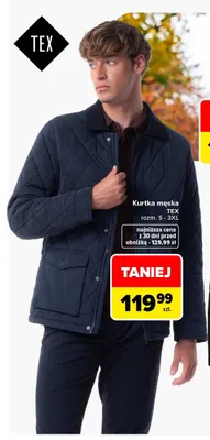 Kurtka męska TEX promocja w Carrefour