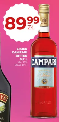 Likier Campari Bitter promocja w Duży Ben