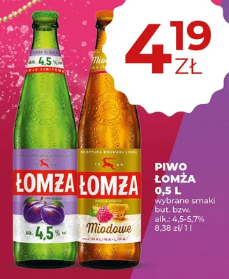 Piwo promocja w Duży Ben