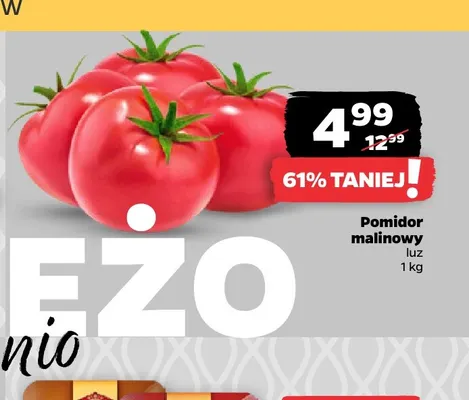 Pomidory malinowe promocja w Netto