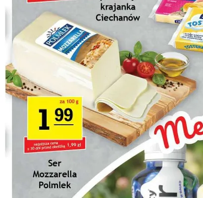 Ser Mozzarella Polmlek promocja w Gram Market