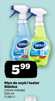 Płyn do szyb i luster Sidolux promocja w Netto