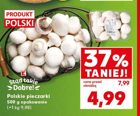 Polskie pieczarki Stąd takie Dobre! promocja w Kaufland