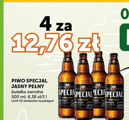 Piwo Specjal Jasny Pełny promocja w ABC