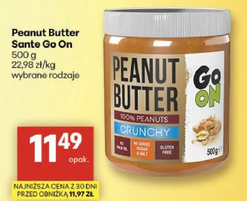 Peanut butter crunchy promocja w Delikatesy Centrum