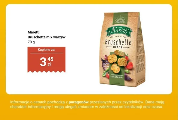 Bruschetta mix warzyw promocja w Biedronka