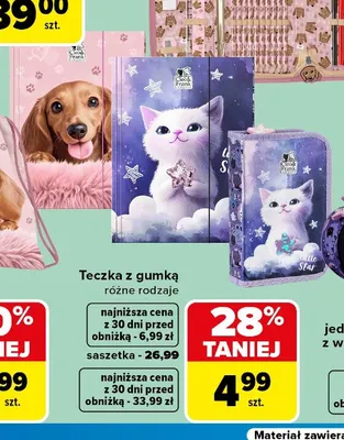 Teczka z gumką promocja w Carrefour