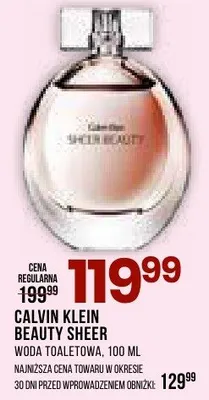 Woda toaletowa Beauty Sheer promocja w Drogerie Natura