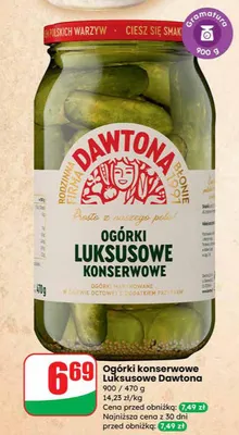 Ogórki konserwowe luksusowe promocja w Dino