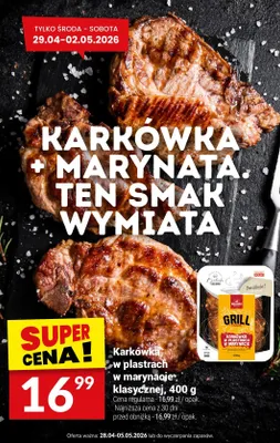 Karkówka w plastrach w marynacie klasycznej Wędzarnia Smaku promocja w Twój Market
